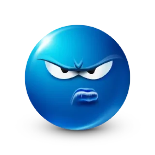 Telegram sticker 😠 челееен