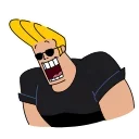 Sticker 😂 Johnny Bravo