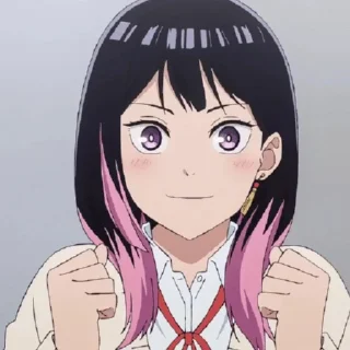 Telegram stiker 😀 Akane banashi #1🍙 👘 🇯🇵