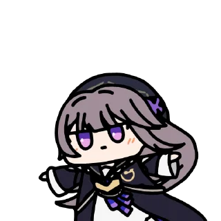 Telegram sticker 🙃 Honkai: Star Rail Animated | @KyouinArchive