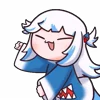 Video sticker 🥳 Gawr Gura @sharky_png