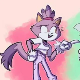 Video sticker 😄 Blaze the cat by @sonic_the_hednehog
