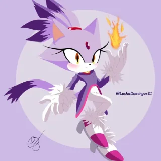 Video sticker 🔥 Blaze the cat by @sonic_the_hednehog