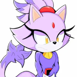 Telegram sticker 😿 Blaze the cat by @sonic_the_hednehog