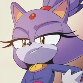 Sticker 😏 Blaze the cat by @sonic_the_hednehog