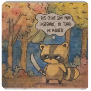 Telegram sticker 😀 @MapacheSovietico
