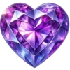 Sticker 💜 hearts ➜ @emoji1
