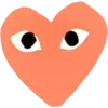 Sticker 🧡 hearts ➜ @emoji1