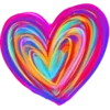 Sticker 💜 hearts ➜ @emoji1