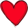 Sticker ❤️ hearts ➜ @emoji1