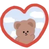 Sticker ❤️ hearts ➜ @emoji1