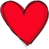 Video sticker ❤️ hearts ➜ @emoji1