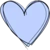 Video sticker 🩵 hearts ➜ @emoji1