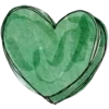 Video sticker 💚 hearts ➜ @emoji1