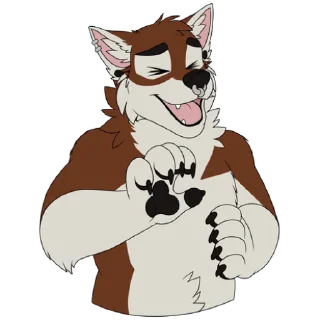 Telegram sticker 😆 Berith the Demon Dog