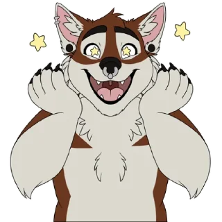 Telegram sticker 🤩 Berith the Demon Dog