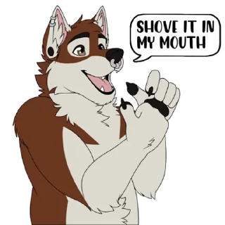 Telegram sticker 🤩 Berith the Demon Dog