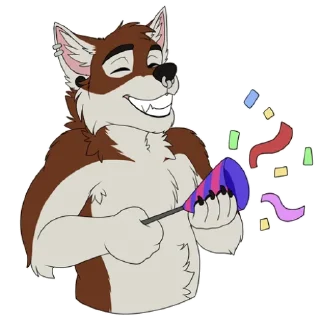 Telegram sticker 😁 Berith the Demon Dog
