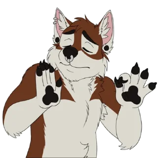 Telegram sticker 👌 Berith the Demon Dog