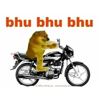 Телеграм стикер 🚴 Majak hai don't take seriously