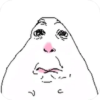 Telegram sticker 🫥 хомяки тупые
