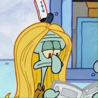 Telegram sticker 👱‍♀️ بزازين الليل