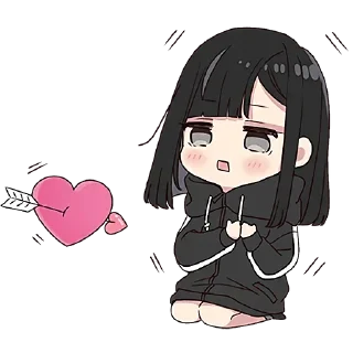 Telegram sticker 😍 Юрудура тян 6 @Nyasticks2