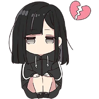 Telegram sticker 😔 Юрудура тян 6 @Nyasticks2