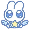 Sticker 🐰 Angel Bunny - @ShoutoEmoji