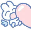 Sticker 🐰 Angel Bunny - @ShoutoEmoji