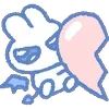 Sticker 🐰 Angel Bunny - @ShoutoEmoji
