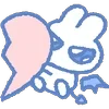 Sticker 🐰 Angel Bunny - @ShoutoEmoji