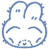 Sticker 🐰 Angel Bunny - @ShoutoEmoji
