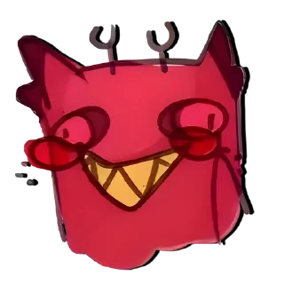 Telegram sticker 🎈 ㅤ  Alastor Cat 𖥻 tg: @weshilwe
