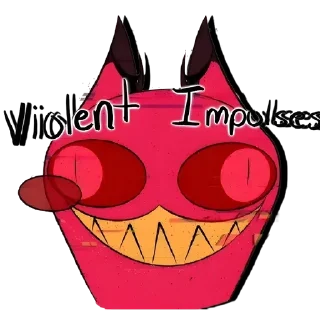 Telegram sticker 🎈 ㅤ  Alastor Cat 𖥻 tg: @weshilwe