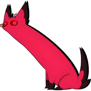 Telegram sticker 🎈 ㅤ  Alastor Cat 𖥻 tg: @weshilwe