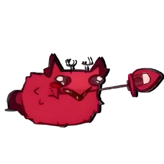 Telegram sticker 🎈 ㅤ  Alastor Cat 𖥻 tg: @weshilwe