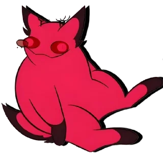 Telegram sticker 🎈 ㅤ  Alastor Cat 𖥻 tg: @weshilwe