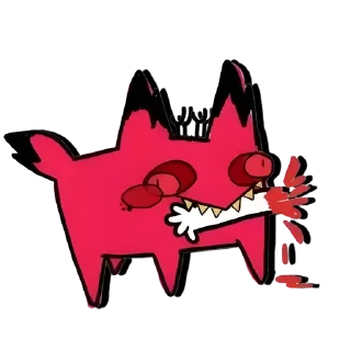 Video sticker 🎈 ㅤ  Alastor Cat 𖥻 tg: @weshilwe
