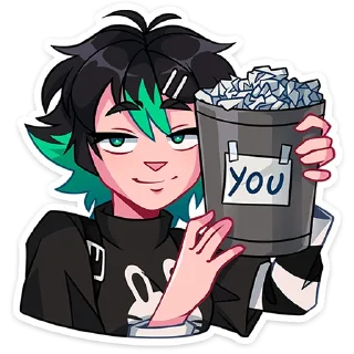 Video sticker 🗑 Рика от @TgSticker