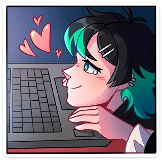 Video sticker 🥰 Рика от @TgSticker