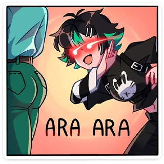Telegram sticker 😈 Рика от @TgSticker