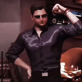 Telegram stiker 🍸 Johnny Cage!