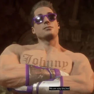 Video sticker 🍸 Johnny Cage!