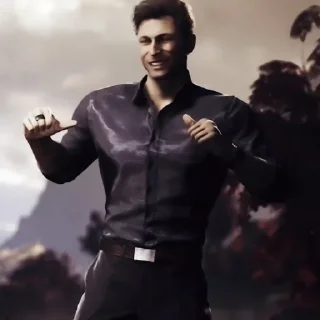 Telegram stiker 🍸 Johnny Cage!