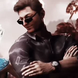 Telegram stiker 🍸 Johnny Cage!