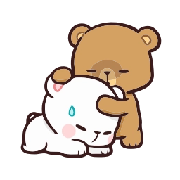 Telegram sticker 😢 Milk&Mocha @TVstickers