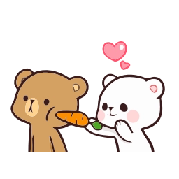 Telegram sticker 😌 Milk&Mocha @TVstickers