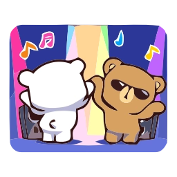 Telegram sticker 🤪 Milk&Mocha @TVstickers