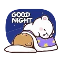 Video sticker 😴 Milk&Mocha @TVstickers